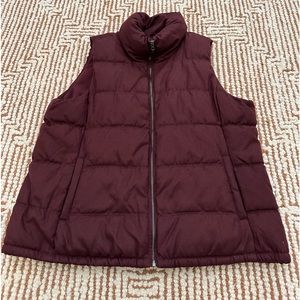 Maroon Old Navy vest